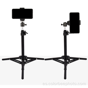 Soporte para lámpara de trípode de fotografía de 50 CM Soporte para selfie